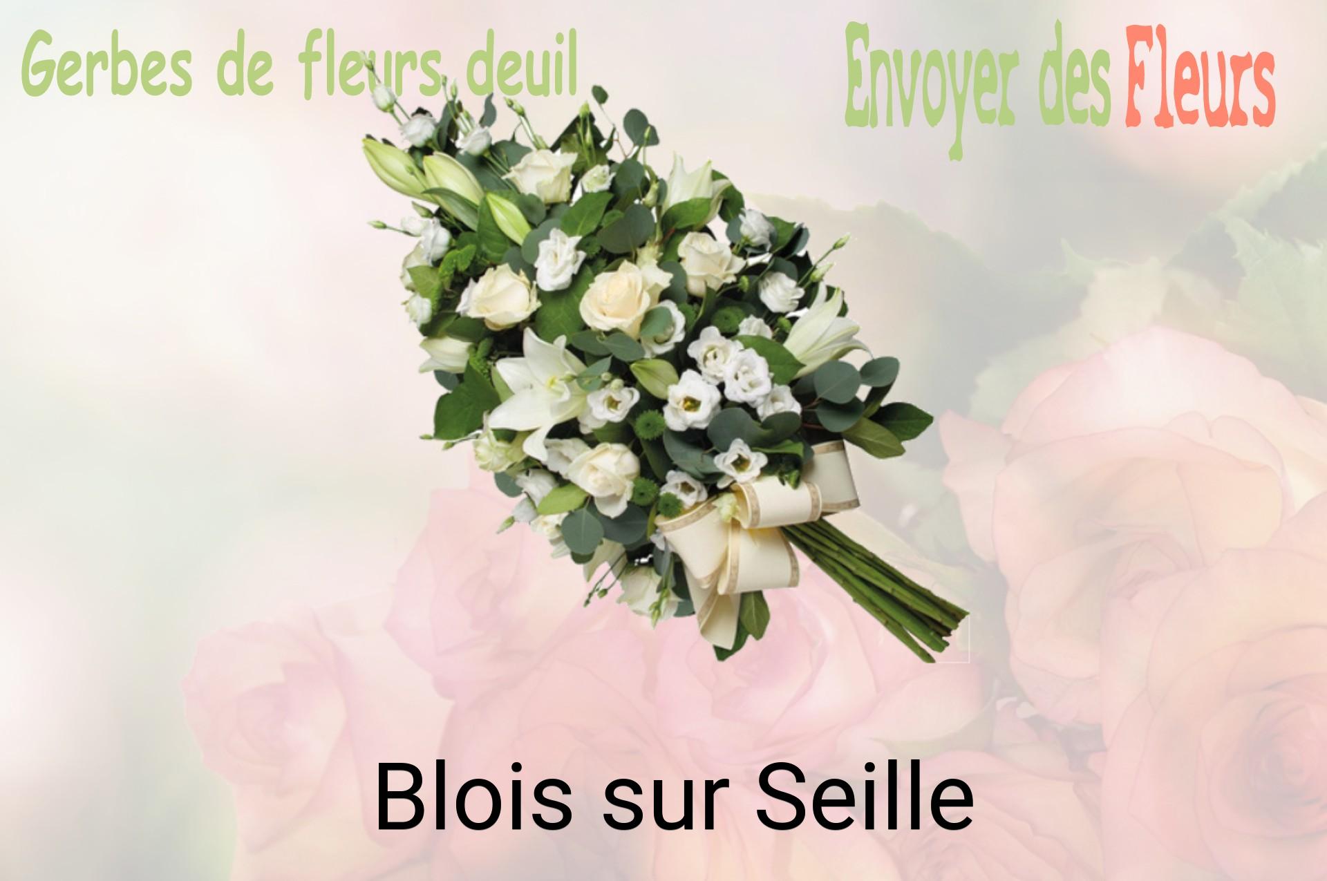 Gerbe de fleurs de deuil livrée à Blois-sur-Seille